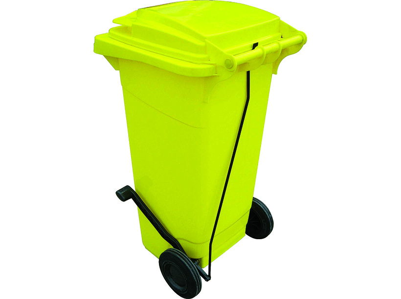 Plastik Çöp Kovaları KOD ÇK 120 LİTRE PEDALLI