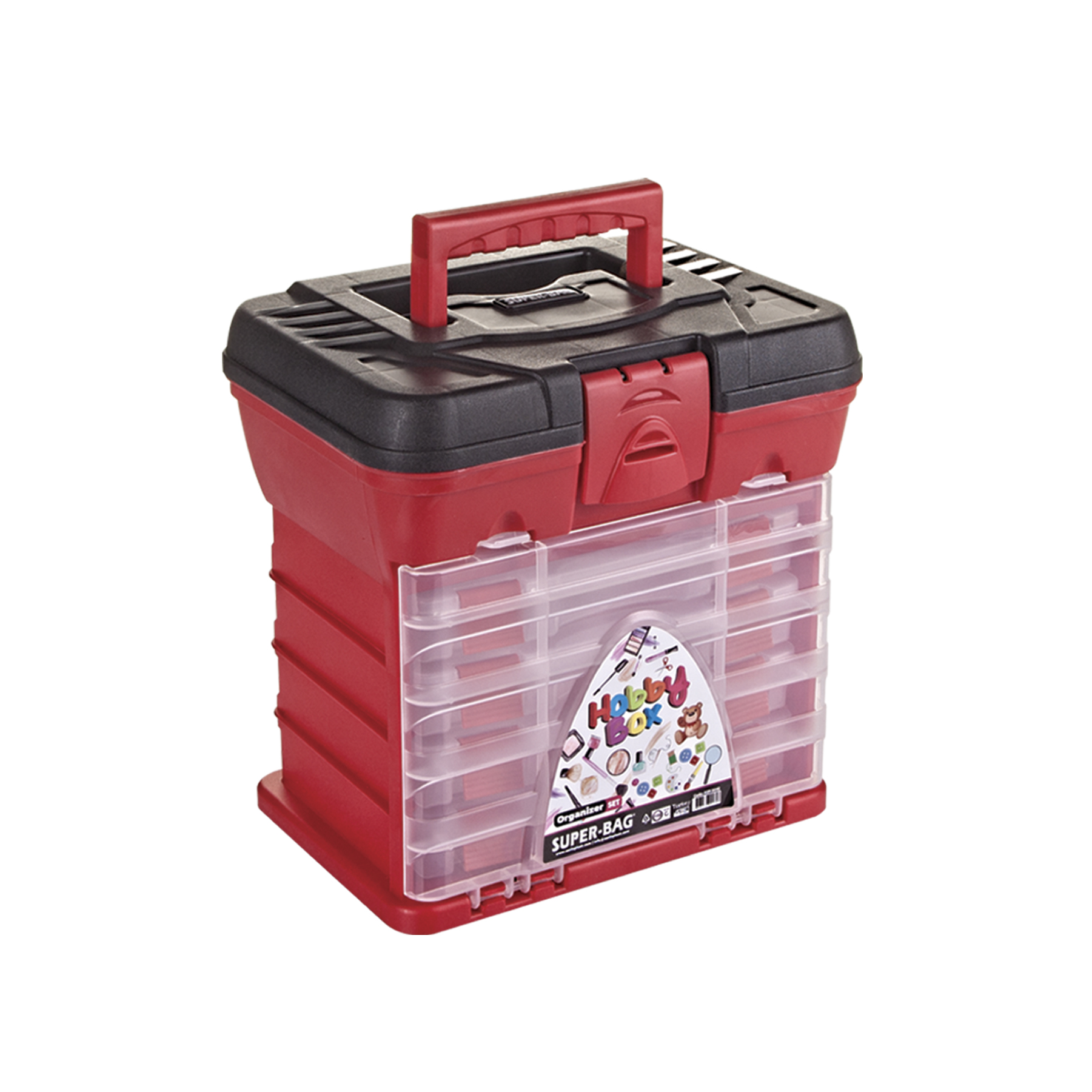 Hobby Organizer Set (Renkli) ASR-5040