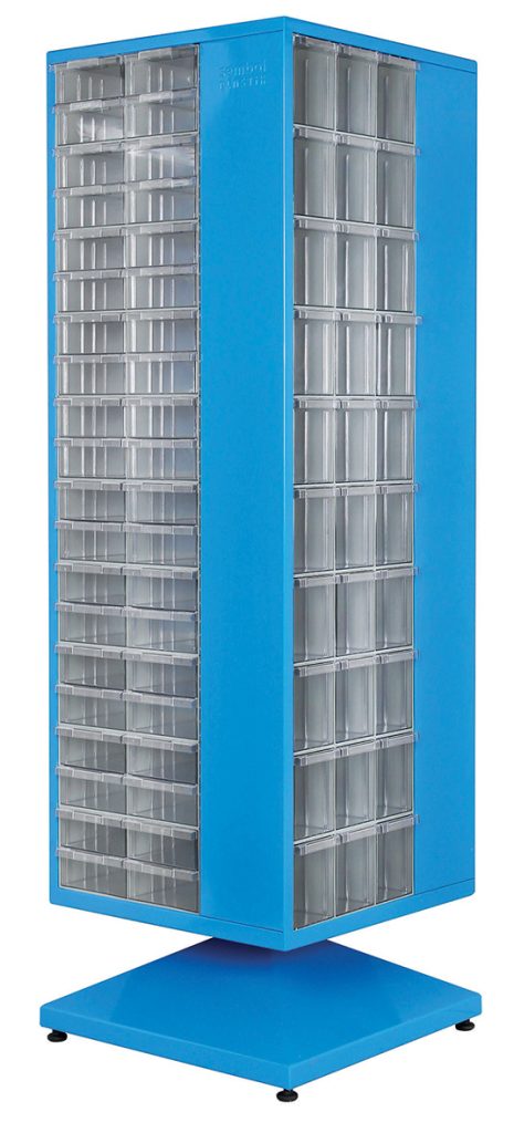 Çekmeceli Döner Metal Dolap MT 120-7